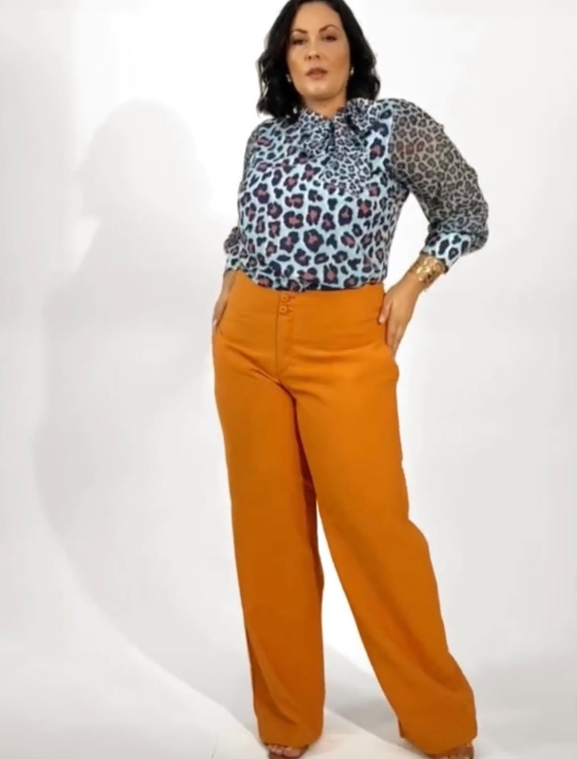 Blusa Azul Animal