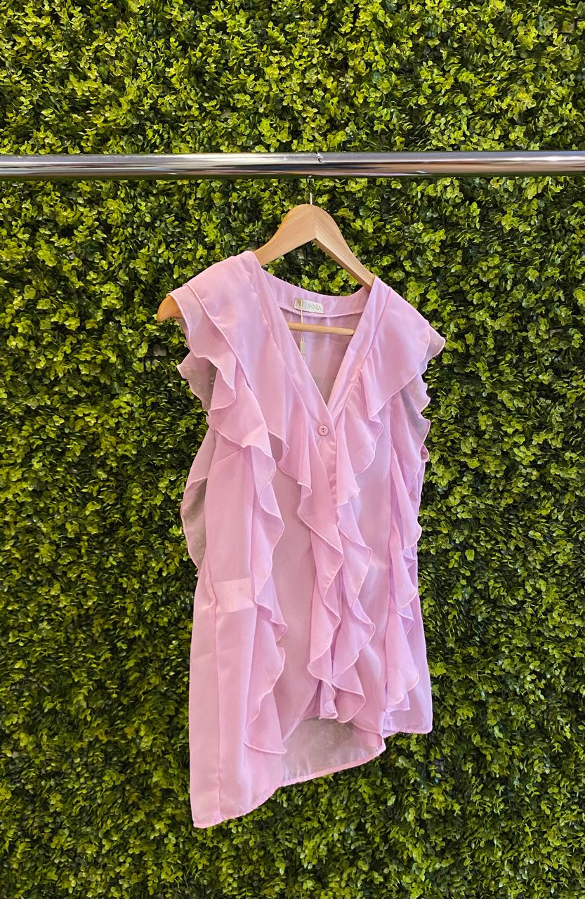 Camisa babado Musseline