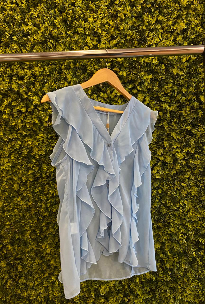 Camisa babado Musseline