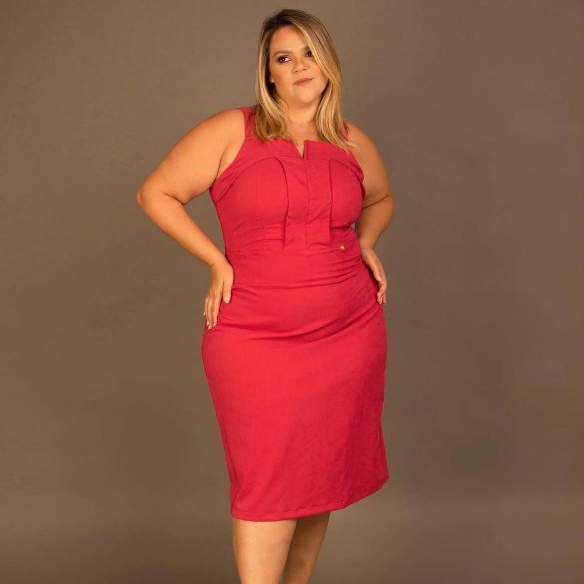 Vestido Crepe  Eva