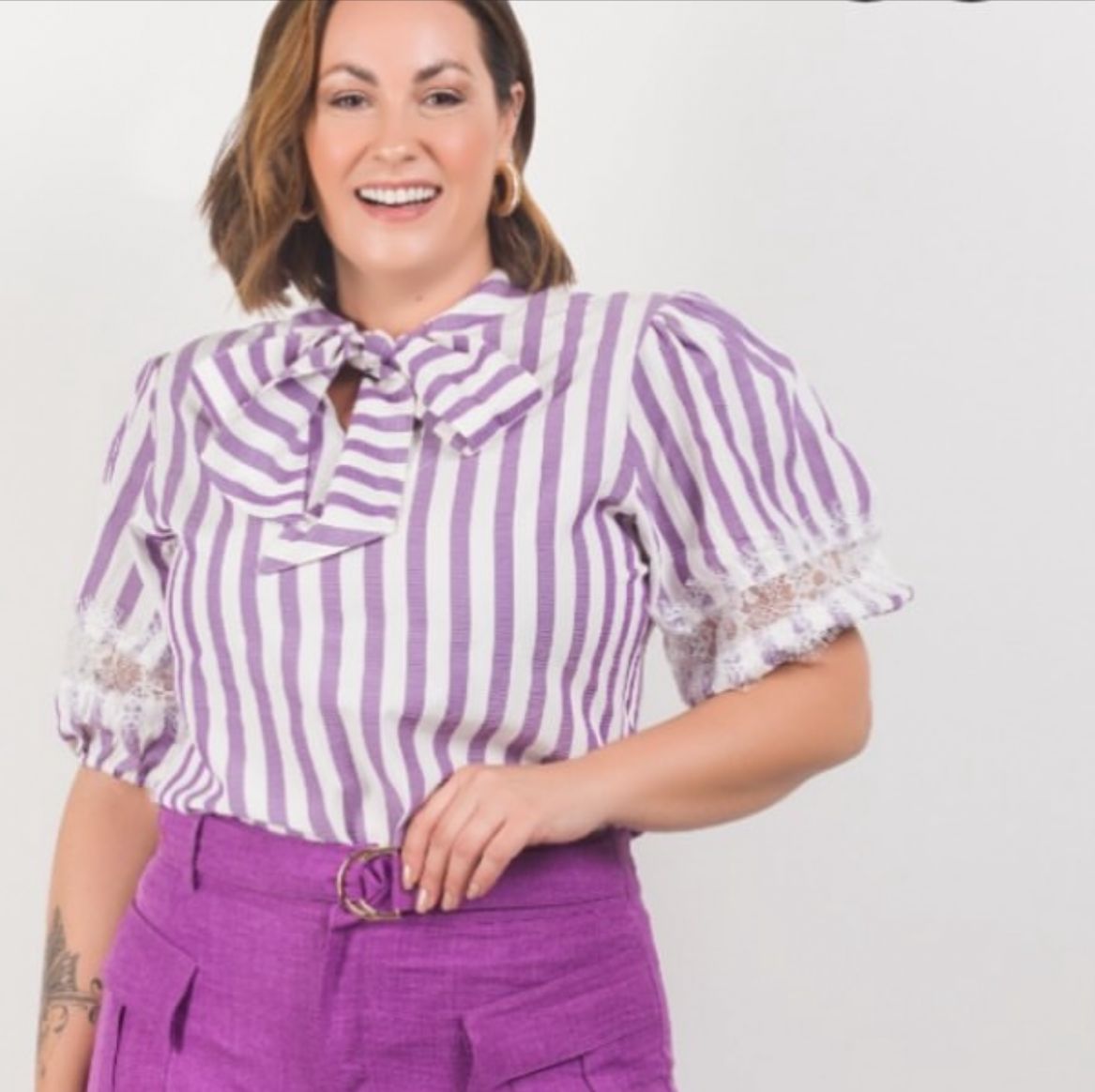 Blusa Listrada Jessica