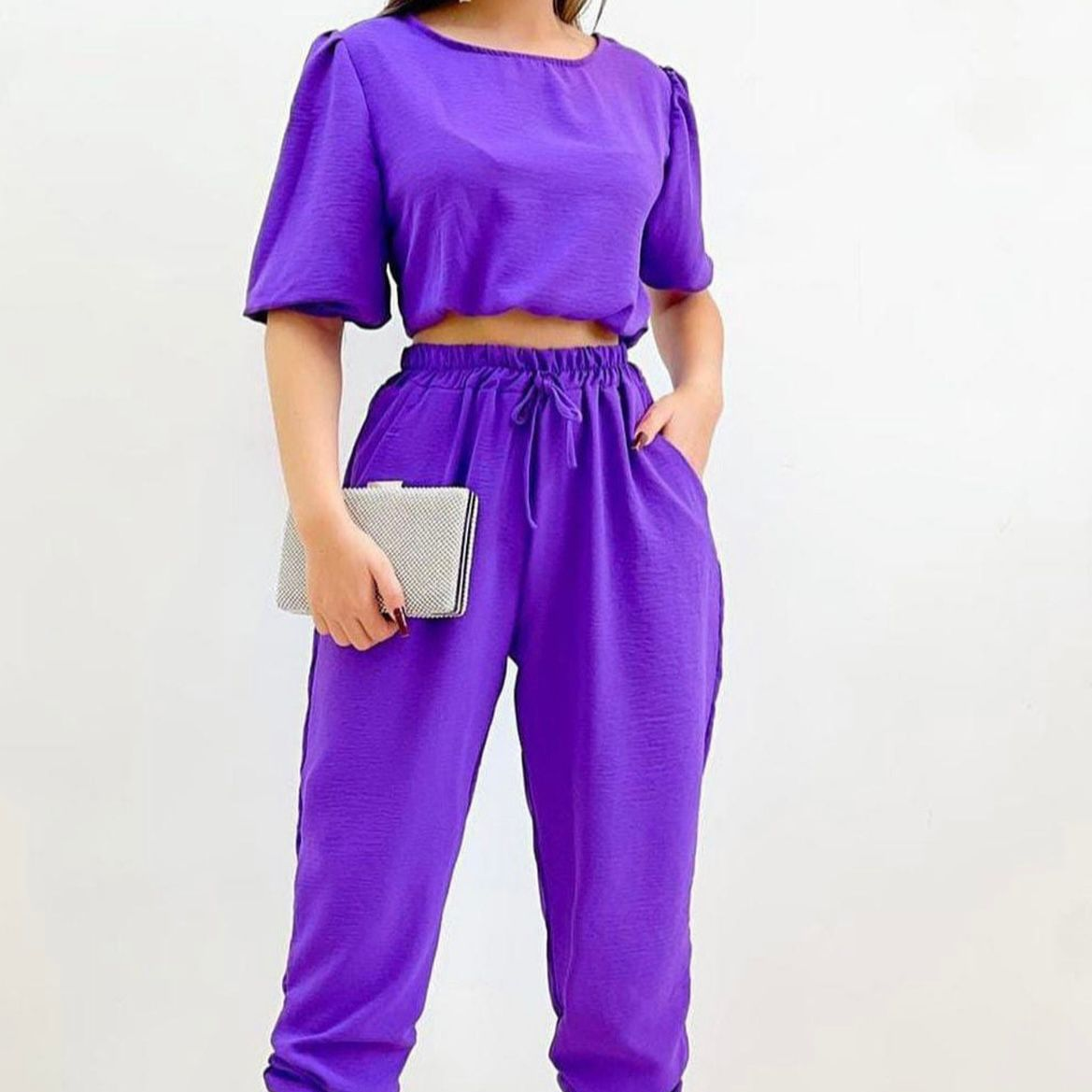 Conjunto Calça e Cropped