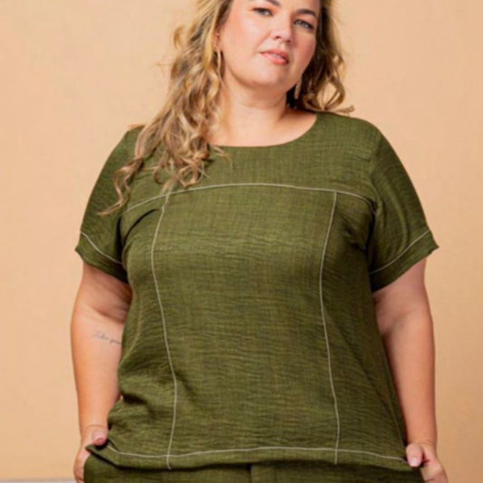 Blusa Manga Curta