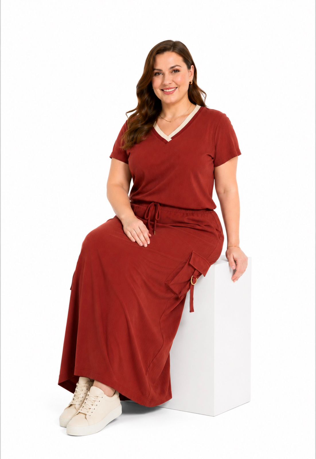 Conjunto De Saia E  Blusa